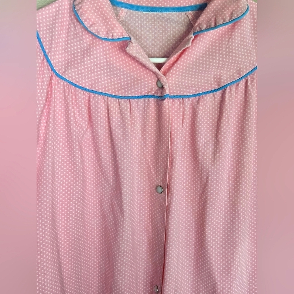Vintage 50's / 60's Housecoat Duster Robe Kitsch … - image 5
